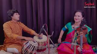 Sangeeta Shankar Violin I 42nd Saptak Annual Music Festival 2022 Part 2 [upl. by Airamat]