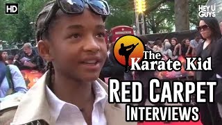 The Karate Kid UK Premiere Red Carpet Footage amp Interviews [upl. by Nevile]