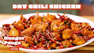 How to Make Dry Chili Chicken A Sichuan Classic  Hunger Pangs [upl. by Nitsrek]