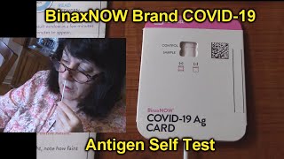 BinaxNOW COVID19 Antigen Self Test COVID Test With 15Minute Results 2 Tests Included REVIEW [upl. by Brenn955]