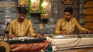 Hamsanandhi Thillana Chitravina N RavikiranArjun Sambasivan amp Narayanan Carnatic on Keyboard [upl. by Dlonyar353]