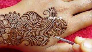 Unique Mehndi Design Eid Special Mehndi Design [upl. by Nealah20]