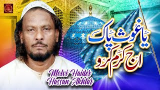 Ya Ghous Pak Aj Karam Kro  Special Gyarvi Sharif Qawwali  Molvi Haider Hassan Akhtar [upl. by Ahsinroc]