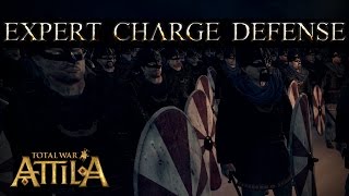 Total War Attila  Expert Charge Defense and Spear Wall against High Charge Infantry [upl. by Anilah]