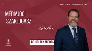 DFTI Médiajogi szakjogász képzés [upl. by Airegin]