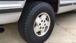 265 75 Tires On A Chevrolet Silverado Truck [upl. by Strader593]