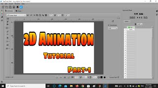 2D Animation tutorialpart 1For beginnersTupitube animation tutorial [upl. by Teirrah]