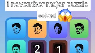 1 november major puzzle solved 😄 major puzzle solved today  Durov puzzle major majorpuzzle [upl. by Ecirtnuahs]