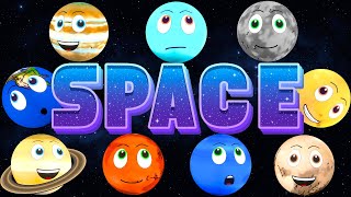 Amazing Space Facts for Kids  Solar System for Kids  Learning about Planets [upl. by Irollam571]