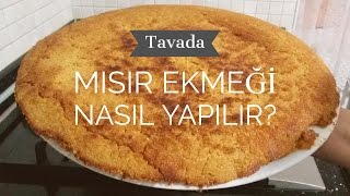 Mısır Ekmeği Nasıl YapılırTavada  Naciye Kesici  Yemek Tarifleri [upl. by Ecirtael]