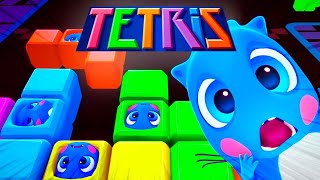 TETRIS a cappella 🟨 Kid beat Tetris video game ⭐️ Funny parody of Tetris theme song by The Moonies [upl. by Razatlab]