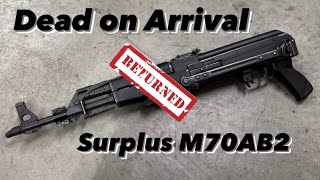 Dead on arrival why my surplus M70AB2 Contractor  foreign weapons training rifles were returned [upl. by Liberati398]