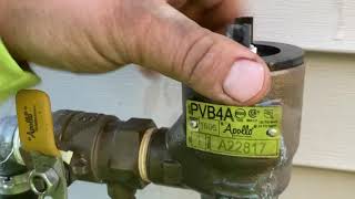 Repair Apollo pvb4a backflow preventer [upl. by Aborn]