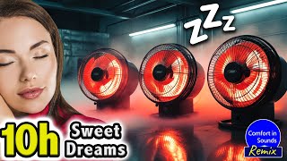 99 People Feel Instant Relaxation with THIS White Noise Sound of Three Industrial Heaters to Sleep [upl. by Eekorehc]