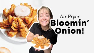 Blooming Onion In The Air Fryer [upl. by Hakilam719]