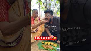 SPICY Malvani Chicken🔥 DADI JI SHOCKING REACTION😳😂 shorts reaction spicy [upl. by Lam]