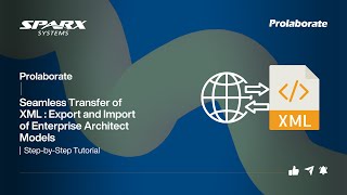 Seamless Transfer of XML  Export and Import of Enterprise Architect Models  StepbyStep Tutorial [upl. by Hellman389]