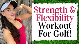 Strength Workout For Golf  GAIN 10 YARDS IN ONLY 15 MINUTES  Golf Fitness Tips [upl. by Hetty]