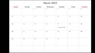 Calendars 2024 with holidays [upl. by Iteerp47]