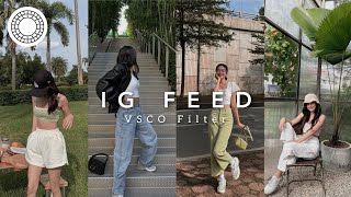 IG Feed VSCO Filter  VSCO photo editing tutorial 2022 [upl. by Erastus]