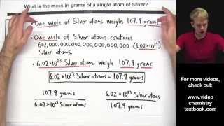 Calculate the Mass of a Single Atom or Molecule [upl. by Maura]