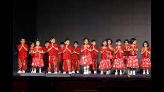 GROUP DANCE  KG1 MCCL  HAGIOS 2024  16TH MAR IVANIOS DAY CELEBRATIONS  MSCC SHARJAH [upl. by Aeikan990]