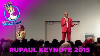 RuPauls Keynote Speech at the First Annual RuPauls DragCon 2015 [upl. by Larcher818]