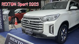 SsangYong REXTON SPORTS 2023  White Color  Walkaround [upl. by Pavia]