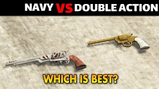 GTA 5 ONLINE WHICH IS BEST NAVY REVOLVER VS DOUBLE ACTION REVOLVER [upl. by Hseham]