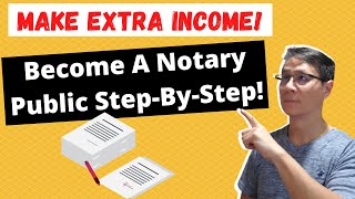 How To Become A Notary Step by Step in 2021  Real Estate or Parttime Side Hustle [upl. by Thetos]