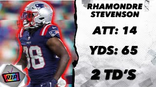 Rhamondre Stevenson Preseason Highlights Against The Philadelphia Eagles [upl. by Noella]