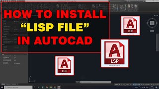 How to Install Lisp File in AutoCAD [upl. by Annehsat]