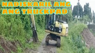 NAPILAY NA ANG BACKHOE excavator truck embankment [upl. by Zelda432]