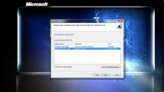 Recover Files after System Restore Windows 7 [upl. by Alabaster]