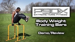 P90x Body Weight Training Bars  Demo  Review [upl. by Alecram458]