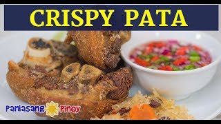 Panlasang Pinoy How to Cook Crispy Pata Slices [upl. by Talich447]