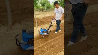 Rotary tillage weeding and furrowing😱👍 [upl. by Gaige]