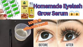 Eyelashes and Eyebrow Magic SERUM At Home😱😍 For Fast Growth amp 💯 Works youtube trending tips [upl. by Casar]