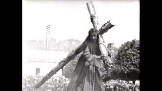 1948 Semana Santa Antigua Guatemala Viernes Santo Jesus Nazareno Templo La Merced [upl. by Ahsats]