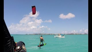 Bermuda Windsurfing  MHL Kitefoil amp Starboard Windfoil high wind Session [upl. by Imeka878]