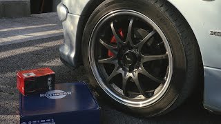 INSTALLING NEW BRAKE SETUP on my Peugeot 206 [upl. by Oicneserc]