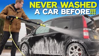 How to Wash amp Polish a Car by Hand Teaching a beginner [upl. by Millwater101]