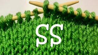 SS  Stockinette Stocking Stitch [upl. by Bohman]