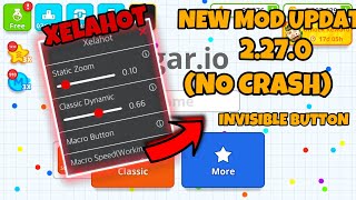 NEW UPDATE MOD IOS XELAHOT INVISIBLE BUTTON  NO CRASH  VERSION 2270 AGARIO MOBILE [upl. by Zampino]