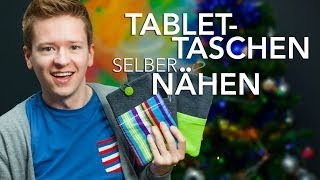 Tablet Hülle selber nähen  DIYSunday [upl. by Johppah]