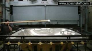 Hot Tub Shell Vacuum Forming  American made hot tubs at Spas And Stuff [upl. by Aivle]