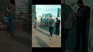 Walk in Brooklyn Bridge part 2 New York NY 10038 United States youtubeshorts newyork usa [upl. by Calvo]