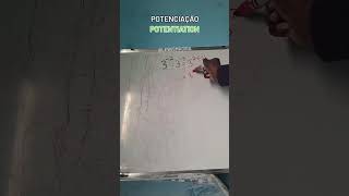 Potenciação potentiationshorts dicasmatemática matemática maths [upl. by Ihsorih]