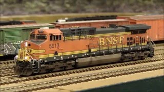 Overland Models BNSF AC4400CW 5613 TCS Wow Sound [upl. by Ranitta]