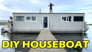 Major Update In My 60ft Houseboat Project [upl. by Nytnerb]